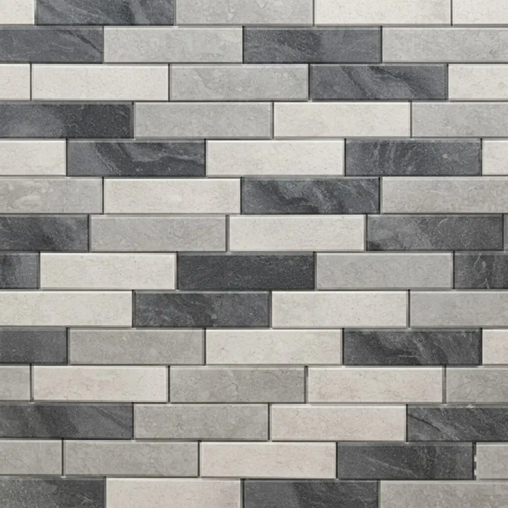 55*210 Grey-Wave Stone Porcelain Tiles