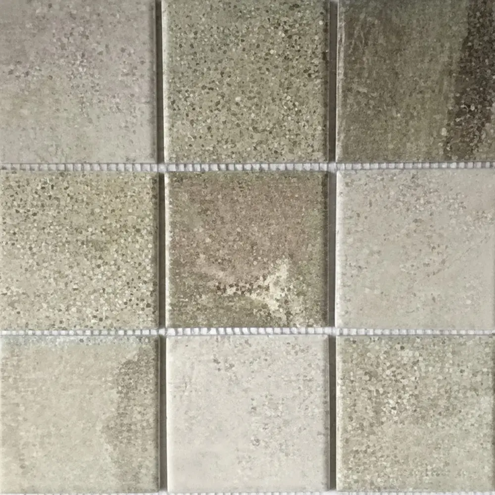 100*100 Brown-Wave Stone Porcelain Tiles